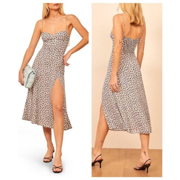 Reformation Juliette Midi Dress Size 2 - Picture 12 of 12